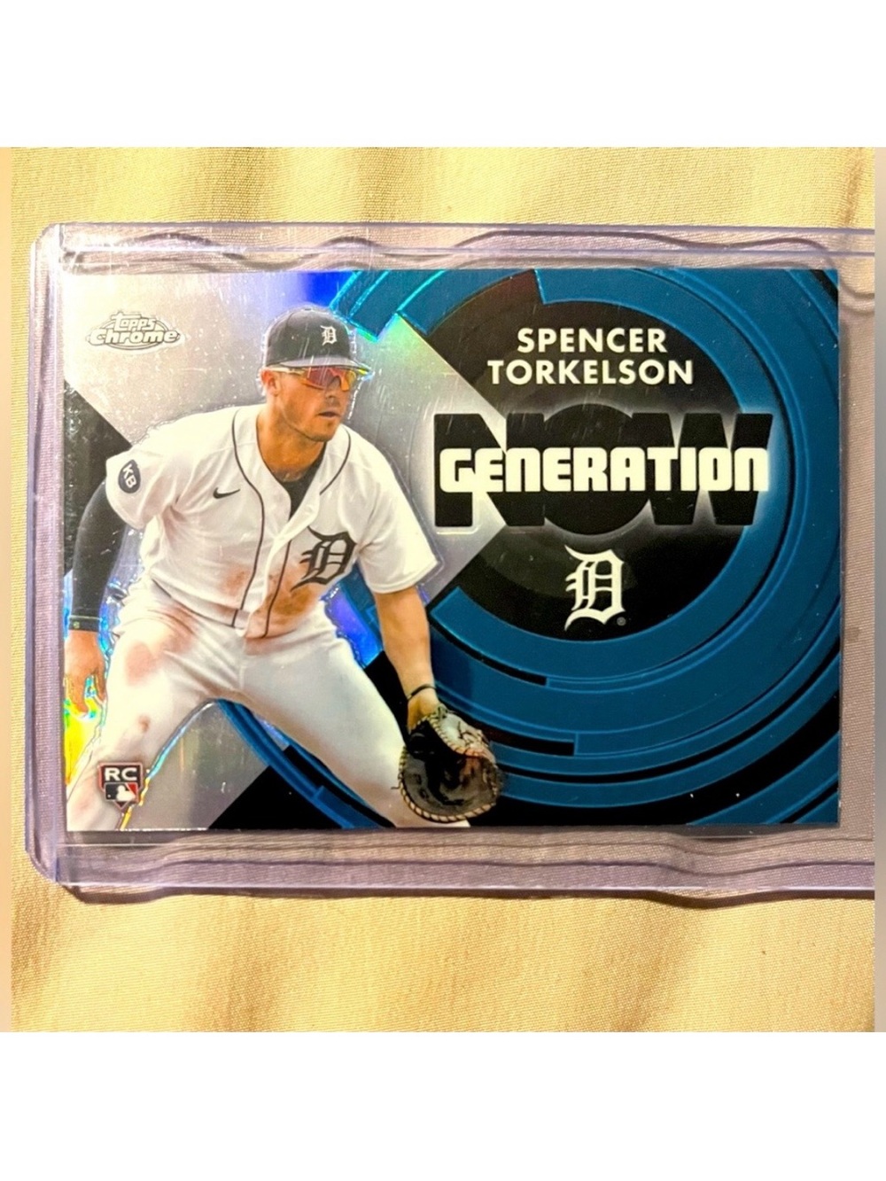 Detroit Tigers Spencer Torkelson 2022 RC Topps Chrome GENERATION NOW Rookie Card